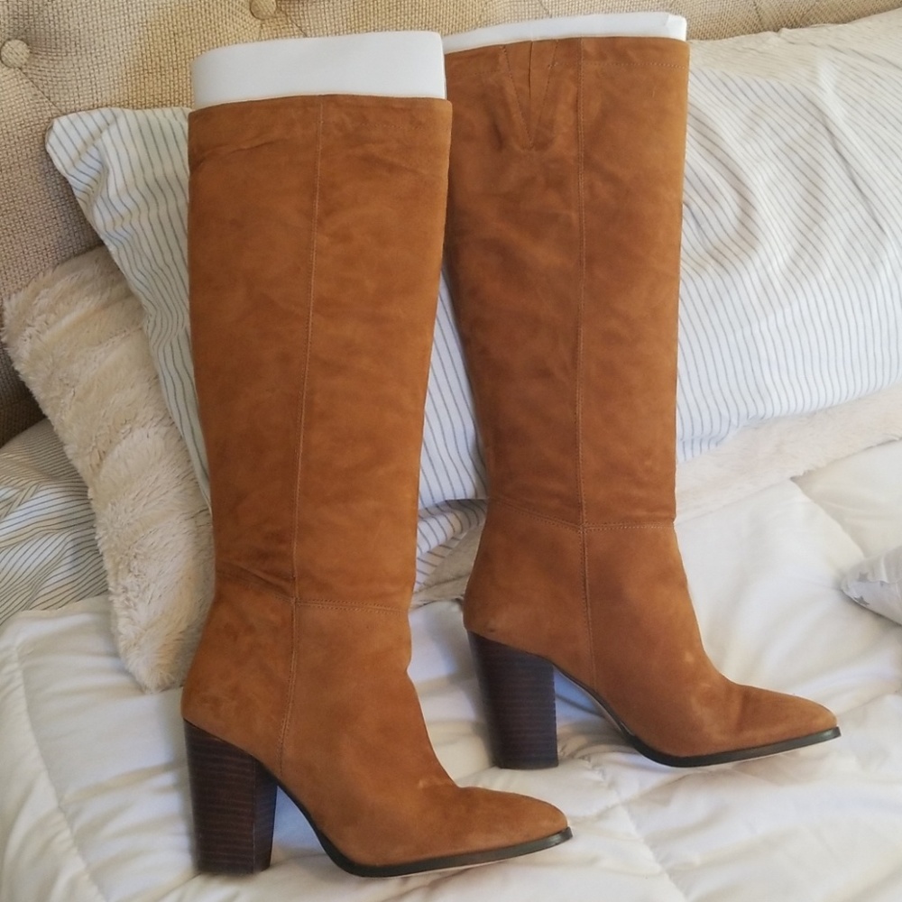 H&M Knee High Suede Boots